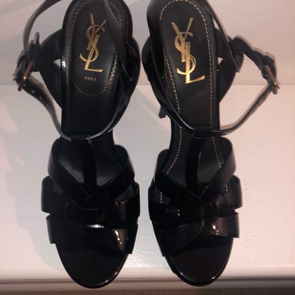 ***SOLD*** YSL Tribute Platform Sandals - Picture 4 of 8